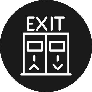 çıkış simgesi çizimi