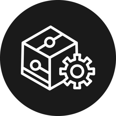 Seo simgesinin vektör illüstrasyonu