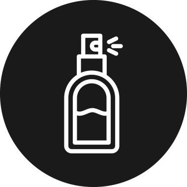 şişe simgesi, vektör illüstrasyonu