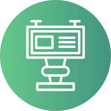 Eşsiz Tv Vektör Satır Simgesi