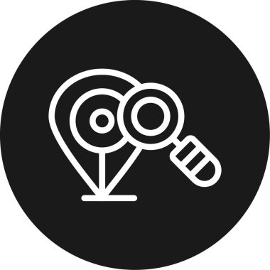 Modern simgenin vektör illüstrasyonu