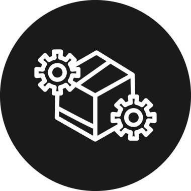 İş ve finans simgesinin vektör illüstrasyonu