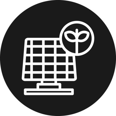 bitki simgesi vektör illüstrasyonu