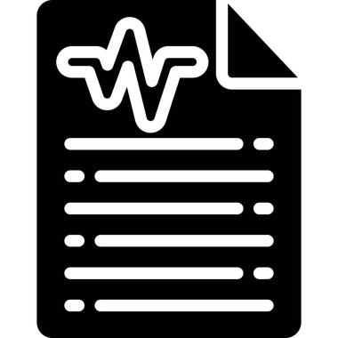 Belge simgesi, basit vektör çizim