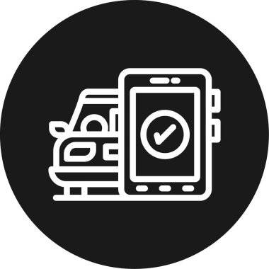 mobil uygulama simgesi, basit biçim