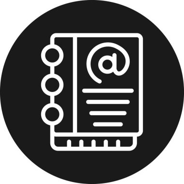 Kitap simgesinin vektör illüstrasyonu