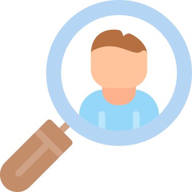 Ara. Web simgesi basit illüstrasyon