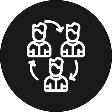 İnsanlar kutsal kişilerin resmi, basit tarzı grup