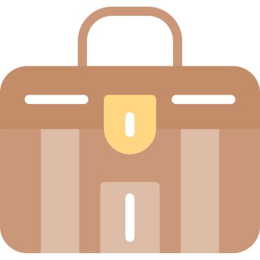 seyahat bagaj ikonu vektör illüstrasyonu