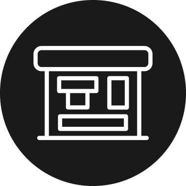 Modern b 'nin vektör illüstrasyonu eksik simgesi