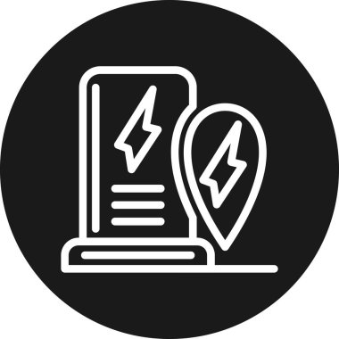 Modern simgenin vektör illüstrasyonu