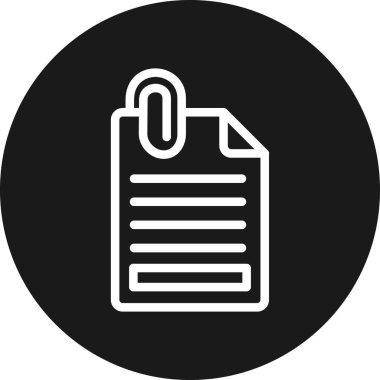 Belge. Web simgesi basit tasarım