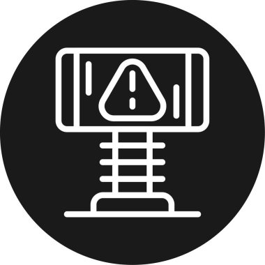 Modern b 'nin vektör illüstrasyonu eksik simgesi