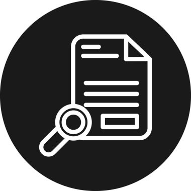 belge simgesi vektör illüstrasyonu