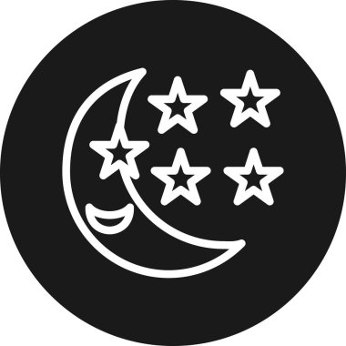 Yıldızlar. Web simgesi basit illüstrasyon