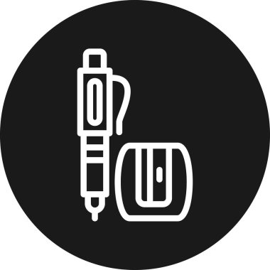 kalem simgesi vektör illüstrasyonu