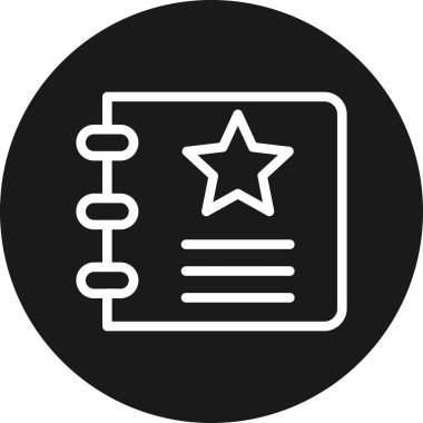 certificate vector line icon design