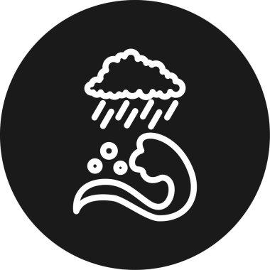 vektör Bulut simgesi illüstrasyonu