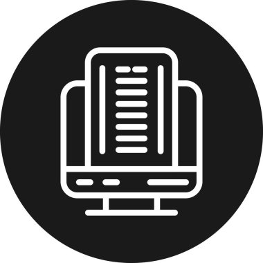 seo modern simgesinin vektör illüstrasyonu