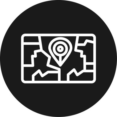 harita işaretleyici konum simgesi, basit biçim