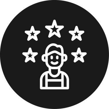 Modern b 'nin vektör çizimi yıldızın ikonundan yoksun