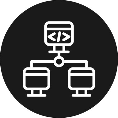 seo modern simgesinin vektör illüstrasyonu