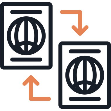 Tarayıcı veri sunucusu simgesi doldurulmuş ana hatlar biçiminde