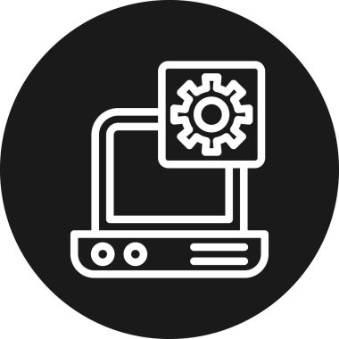 Web tasarım ikonu vektör illüstrasyonu