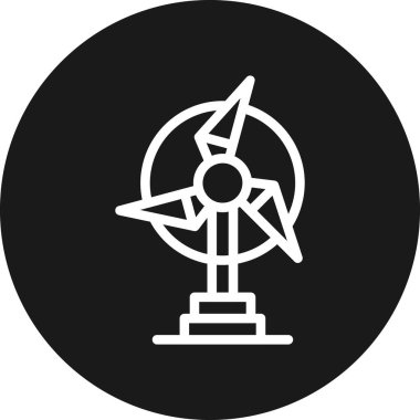 fan simgesi vektör illüstrasyonu