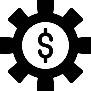 dişli simgesi vektör illüstrasyonu