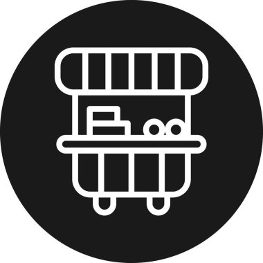 Gıda simgesinin vektör illüstrasyonu