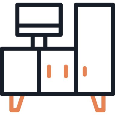 Kanepe. Web simgesi basit tasarım