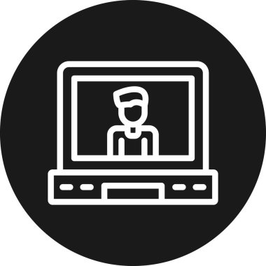 seo modern simgesinin vektör illüstrasyonu