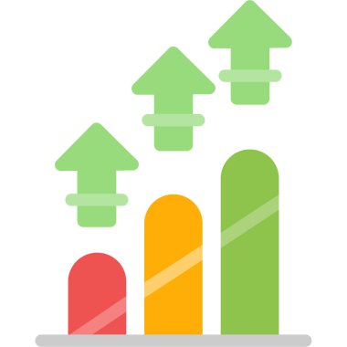 Düz renkli iş simgesi. kullanıma hazır.