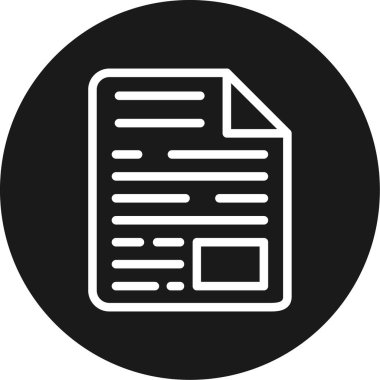 belge vektör simgesi tasarımı