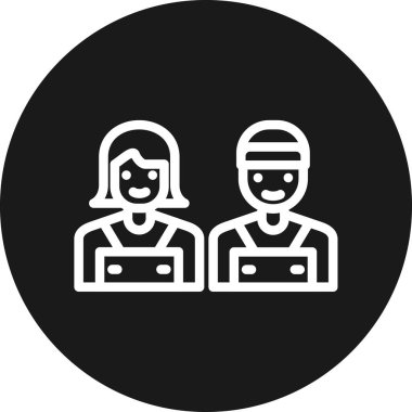 Modern simgenin vektör illüstrasyonu