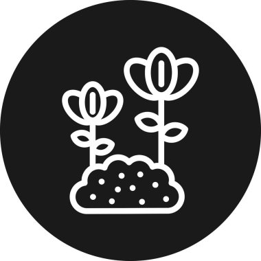 Kaktüs simgesinin vektör illüstrasyonu