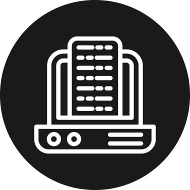 Kitap. Web simgesi basit illüstrasyon