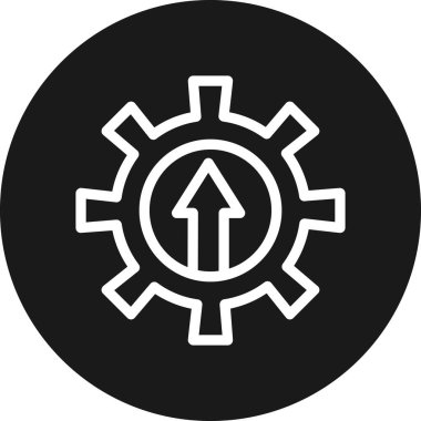 vektör glifini düz simge olarak ayarla