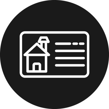 ev simgesi vektör illüstrasyonu