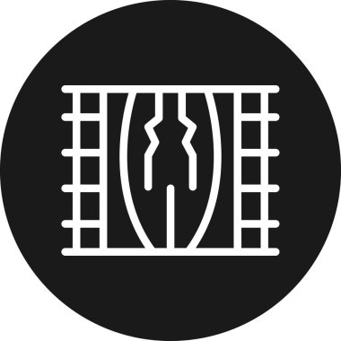 Modern b 'nin vektör illüstrasyonu inşa simgesinden yoksun