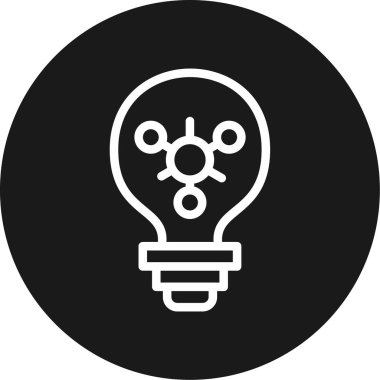 vektör ampul simgesi illüstrasyonu