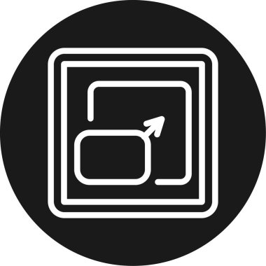 Modern b 'nin vektör illüstrasyonu simge unsurundan yoksun