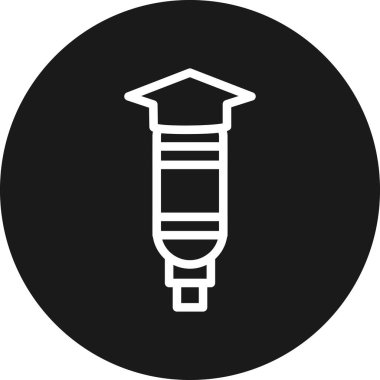 lamba ikonu vektör illüstrasyonu