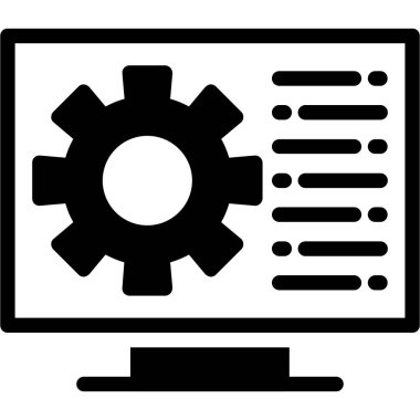 Web geliştirme vektör simgesi