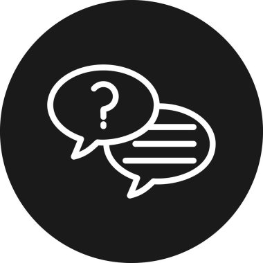 Konuşma baloncukları ikon vektör çizimi