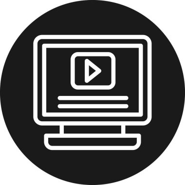 seo modern simgesinin vektör illüstrasyonu