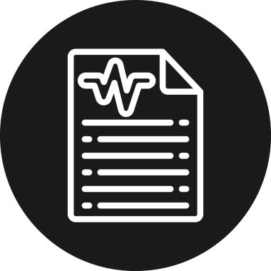 Belge. Web simgesi basit illüstrasyon