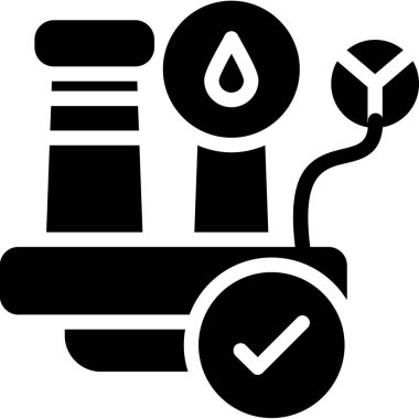 Su pompası ikon vektör illüstrasyonu