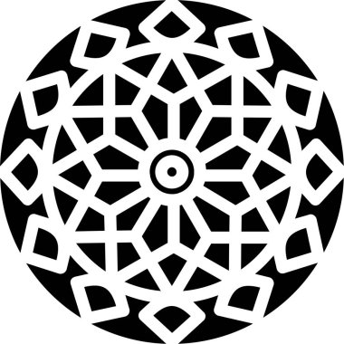 Arap deseni, basit bir illüstrasyon. soyut vektör illüstrasyonu